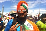 Sukhdev Singh at Adelaide Oval for the cricket World Cup