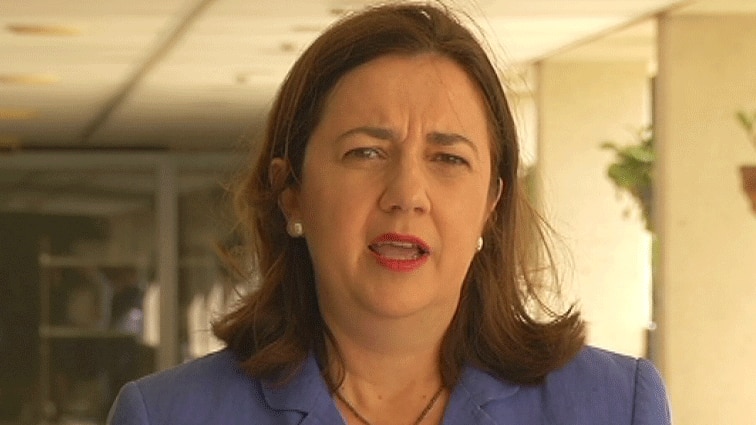 Opposition Leader Annastacia Palaszczuk in Brisbane
