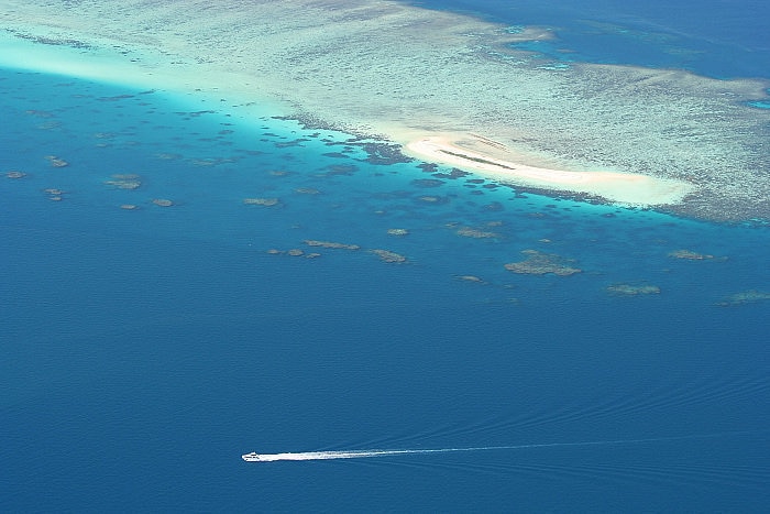 A barrier island.