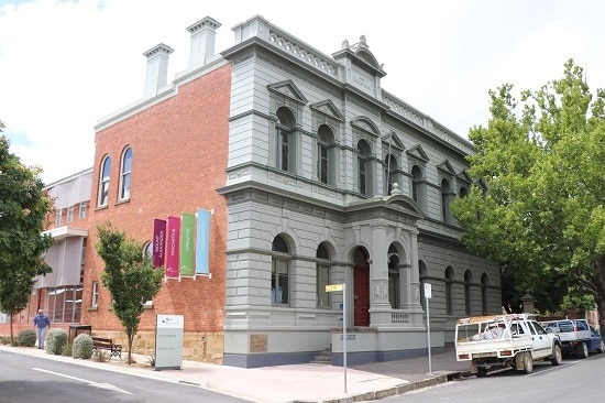 The exterior of a Victorian era built building found in the regional Victorian town of Castlemaine.