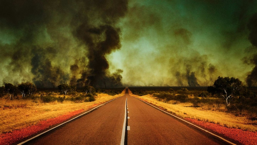 Bushfire smoke fills the sky in the NT