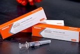 Boxes of a medicine called SARS-CoV-2 Vaccine