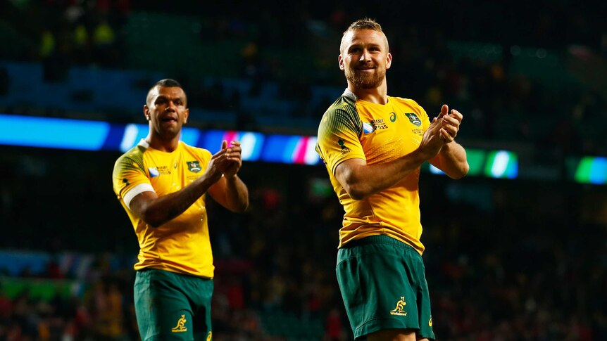 Big pay day ... The Wallabies will benefit from the new broadcast deal