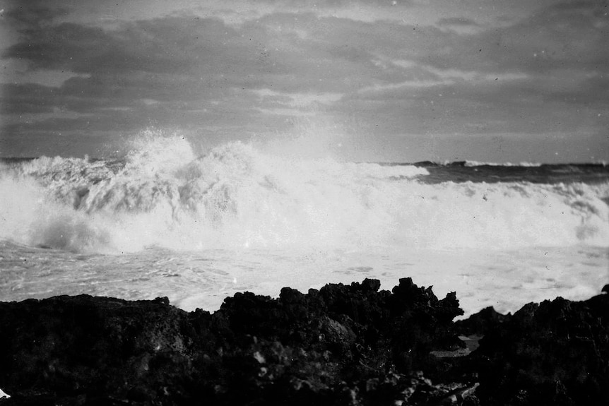 Waves on Penguin Island