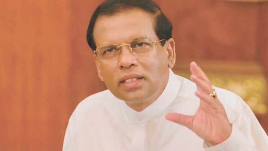 Sri Lanka's President Maithripala Sirisena