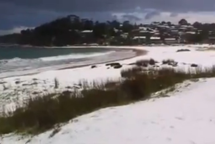 Snow in Malua Bay