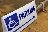 Disabled parking sign generic