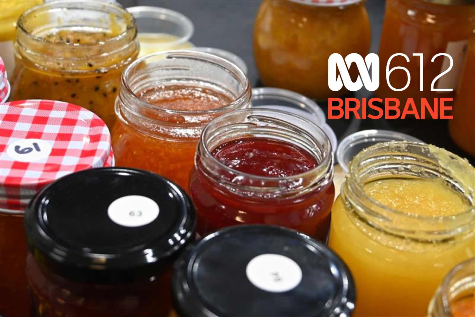 A collection of jams and relishes from 612 ABC Brisbane's Queensland in a Jar competition