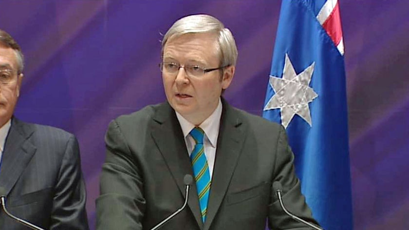 Mr Rudd has urged struggling business owners to approach the tax office for relief.