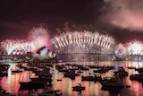 Spectacular New Year's fireworks light up Sydney Harbour.