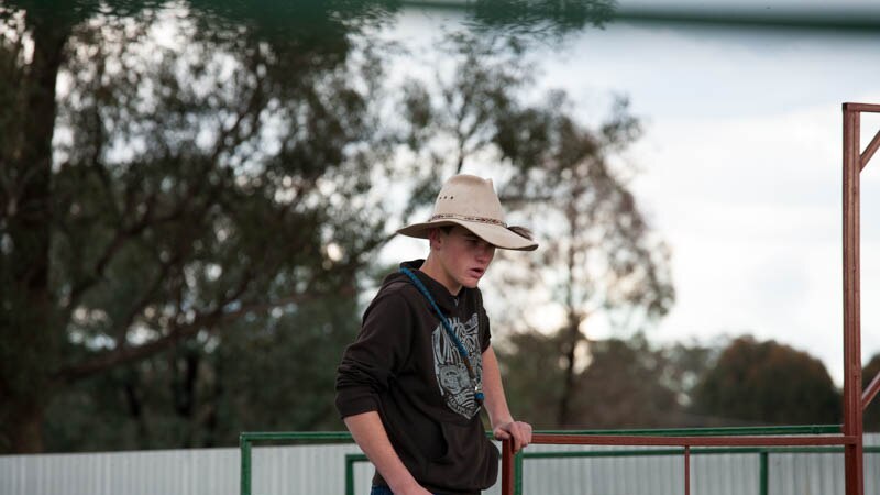 William Cox, 14, scored 99 out of 100 at the West Wyalong trial in the junior section.