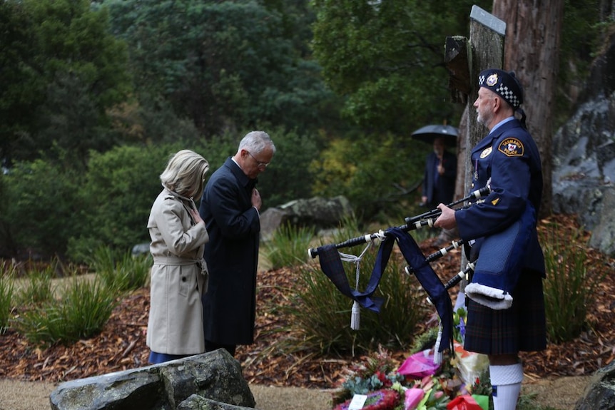 Malcolm and Lucy Turnbull at Port Arthur memorial service