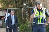 Police attend the scene of a shooting at a house in Bentleigh East, Melbourne.