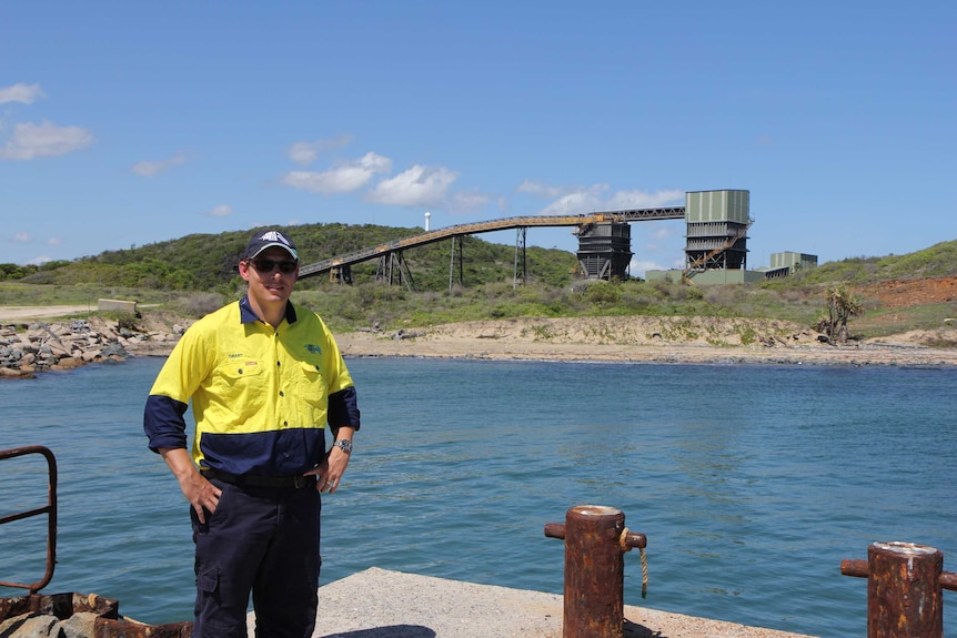 A pipeline will run over this beach carrying offshore dredging material.