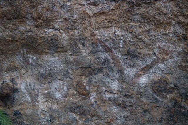 a picture of ancient rock art