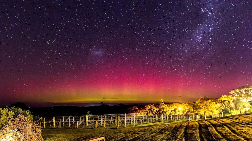 Aurora Australis over Mornington Peninsula