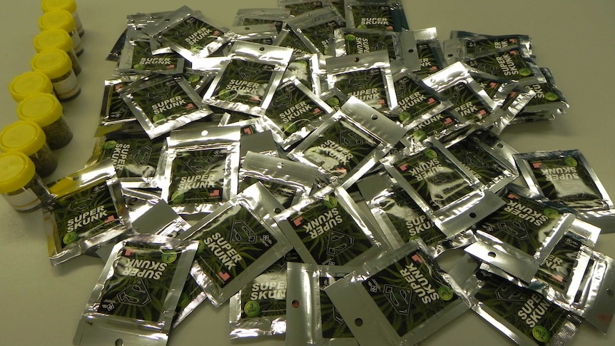 ACT Policing raided shops seizing approximately 200 packs of prohibited brands such as K2 (or Kronic), and Spice.