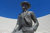 The Banjo Paterson statue at Winton in central west Queensland.