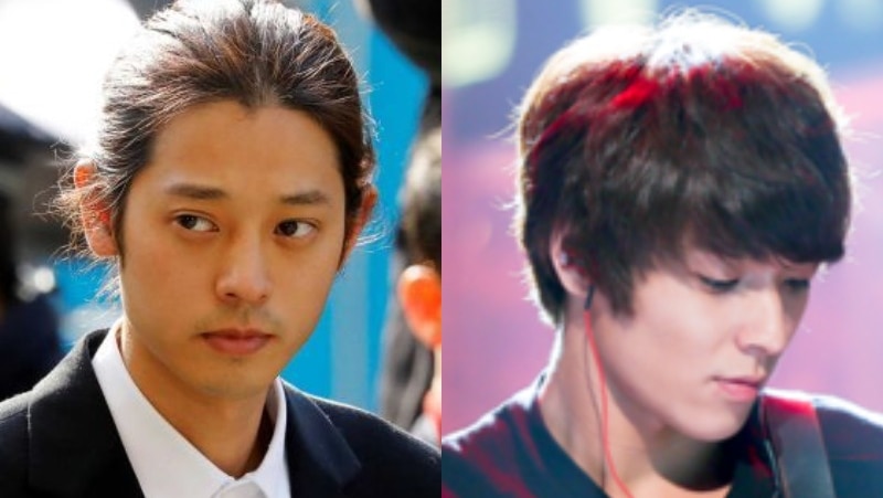 A composite image of Jung Joon-young, left, and Choi Jong-hoon, right.