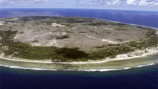 Aerial photo of Nauru