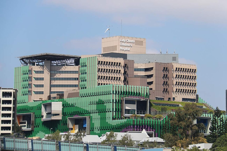 Wide photo of Lady Cilento Children's Hospital buildings at South Brisbane