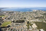 An aerial shot over homes in Esperance