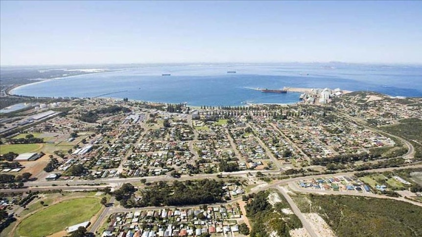 An aerial shot over homes in Esperance