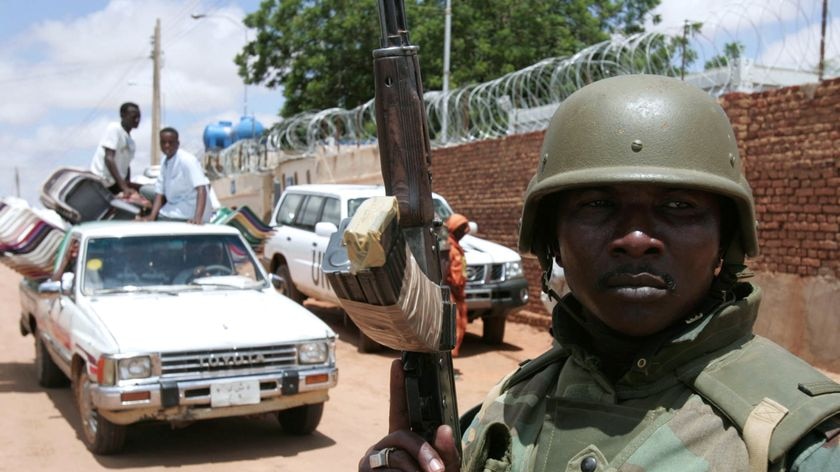 Peacekeeping efforts have been stepped up in Darfur (File photo)