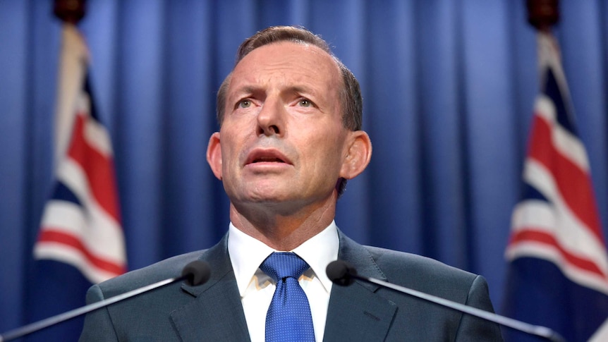 Tony Abbott makes national security address