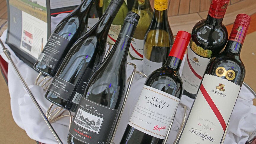 Selection of SA wines
