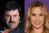 Composite of El Chapo and Kate Del Castillo