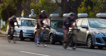 Bikes and cars