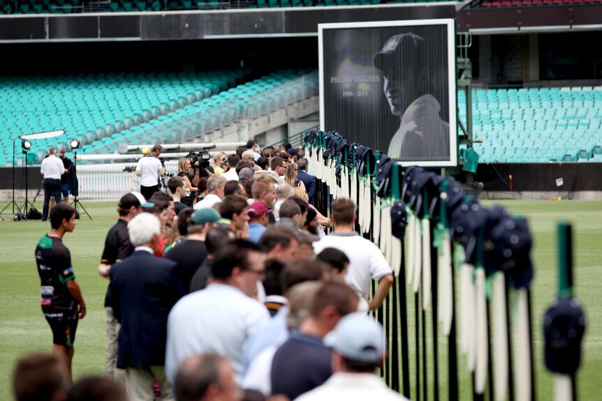 Phillip Hughes's death would not have been prevented by a modern helmet or  neck guard: review - ABC News