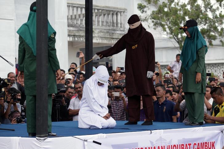 Two Malaysian Muslim Women Caned In Public For Attempting To Have Sex