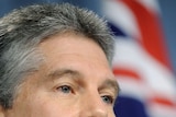 Foreign Minister Stephen Smith during a press conference in Canberra