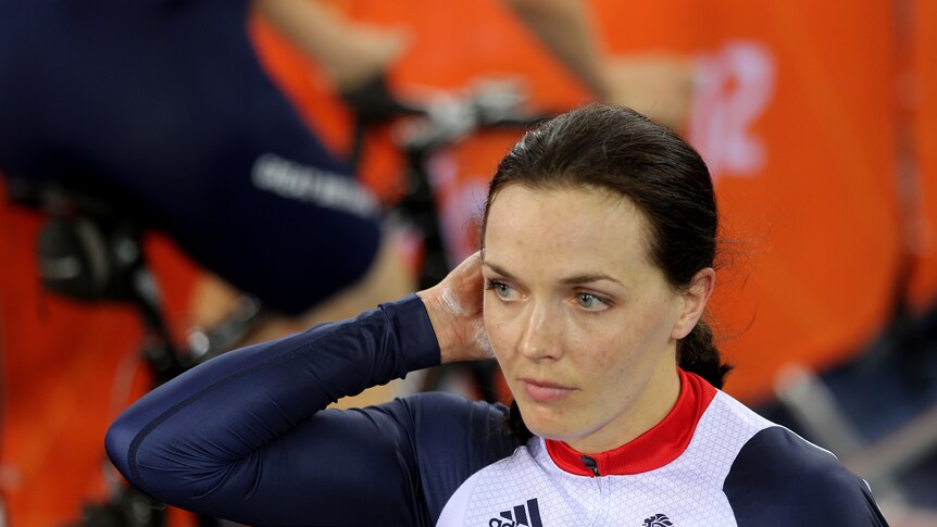 Awaiting her fate ... Victoria Pendleton (pictured) and Jessica Varnish have been disqualified from the team sprint.