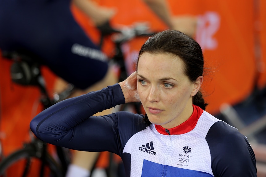 Awaiting her fate ... Victoria Pendleton (pictured) and Jessica Varnish have been disqualified from the team sprint.