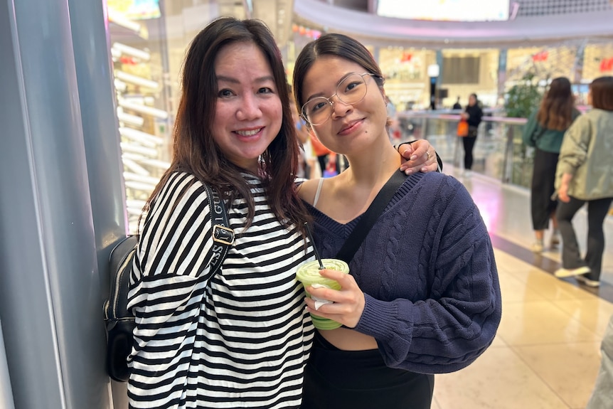 Christy Lee and her mum