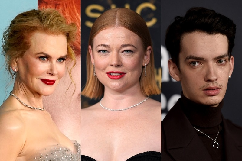 Nicole Kidman、Sarah Snook 和 Kodi Smit-McPhee 的复合体。