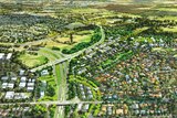 The revised plan for the intersection of Adelaide Avenue in Yarralumla and Deakin.