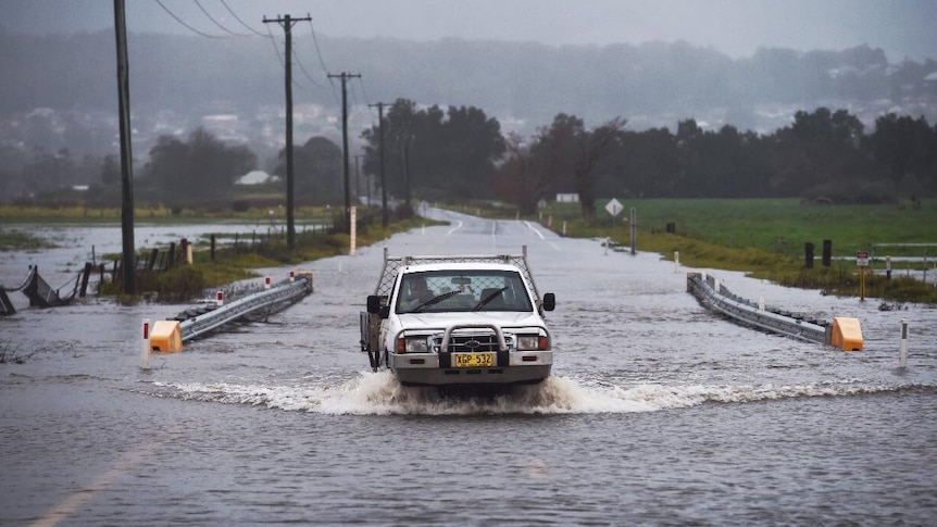 Illawarra Highway flooded