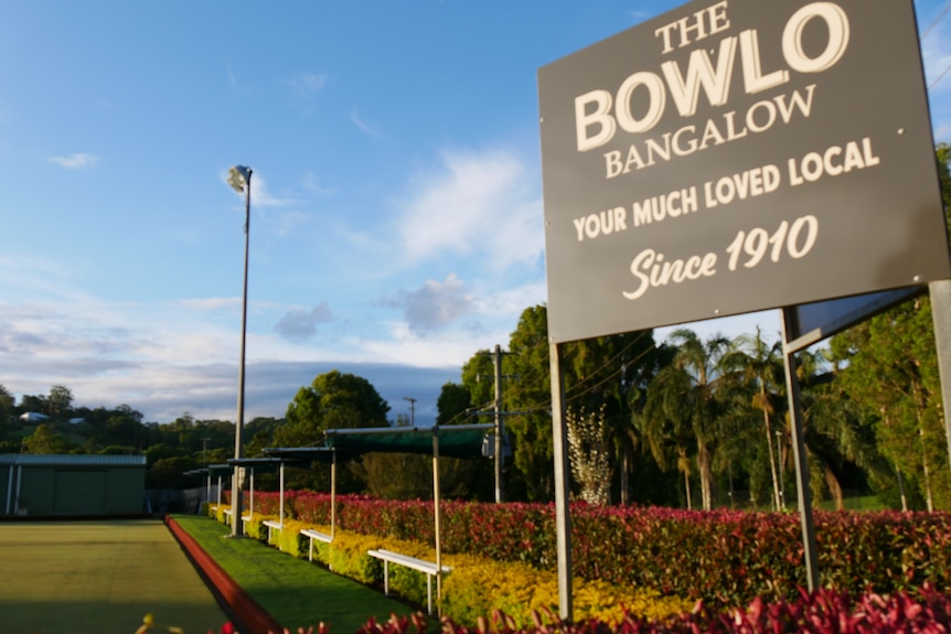 bangalow bowls club sign