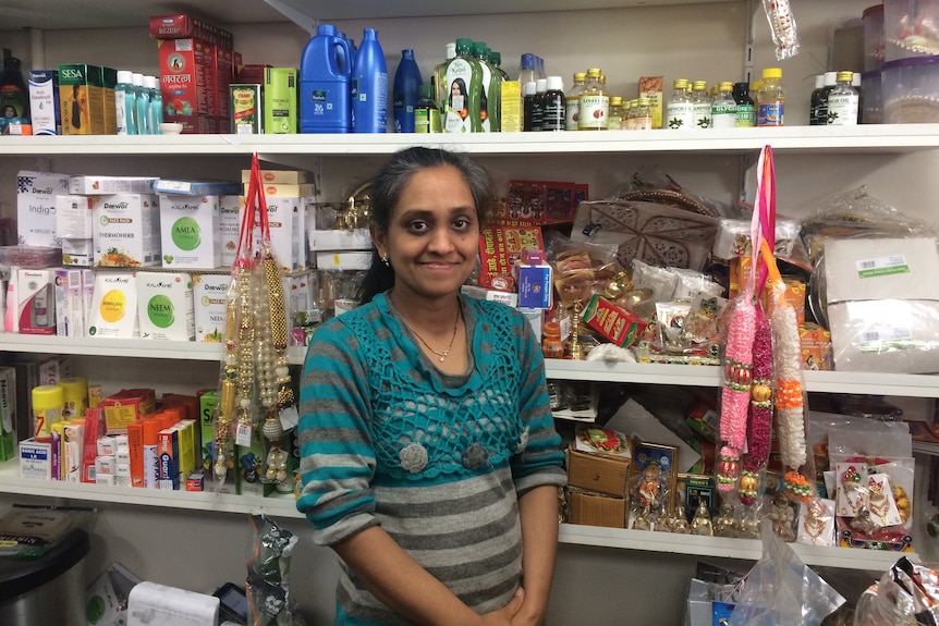Ankita Kansara at her store in Malvern.