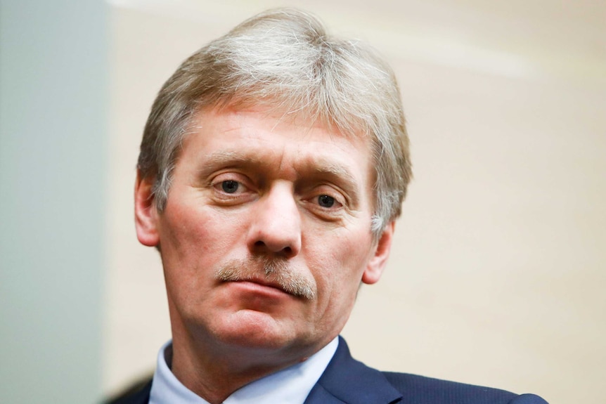 Russian President Vladimir Putin's spokesman Dmitry Peskov.