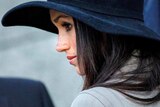 Meghan Markle at the Anzac Day dawn service in London on April 25, 2018.