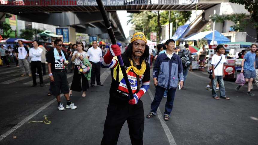 Thai anti-government protesters