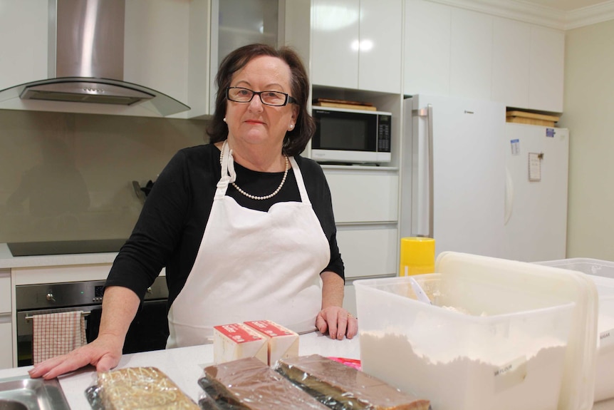 Leonie Roberson takes solace in her kitchen in Wagga Wagga.