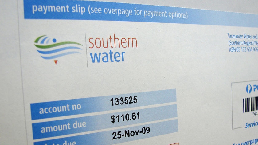 Water bills fell in Victoria due largely to a rebate.