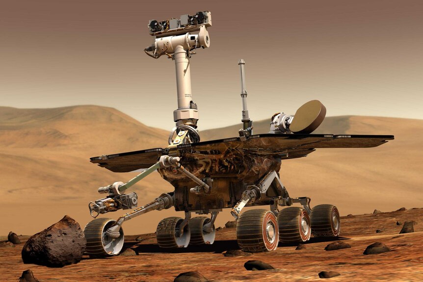 NASA's Opportunity rover on Mars.