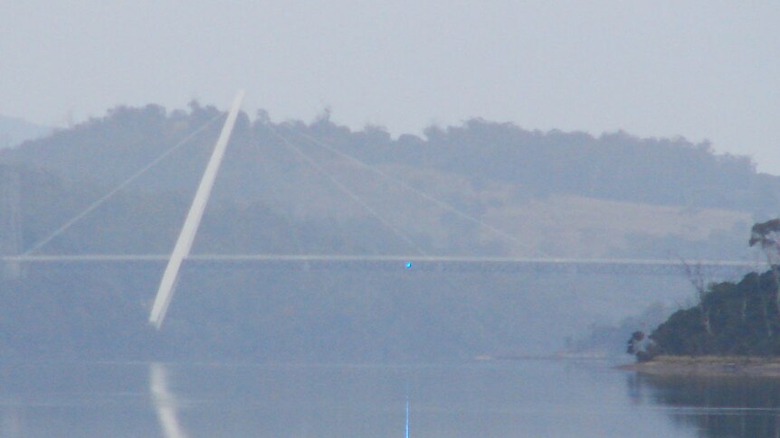 Tamar Estuary and Batman bridge in the fog